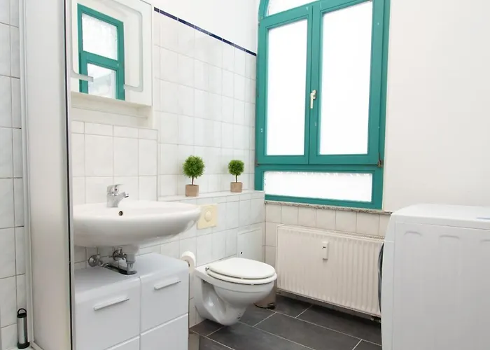 公寓 Halle - Zentral - Balkon - Arbeitsplatz