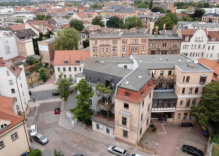 Halle - Zentral - Balkon - Arbeitsplatz 公寓 Halle (Saale)